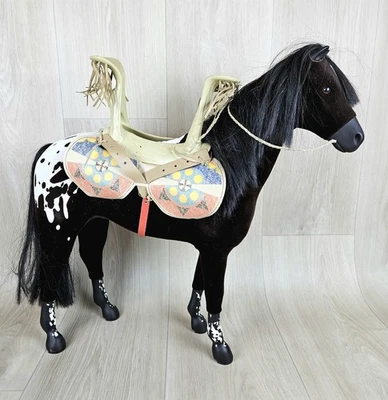 American Girl Doll Kaya’s Horse Mare Appaloosa Steps High w/Saddle 19” Tall Cute - Image 1 of 4