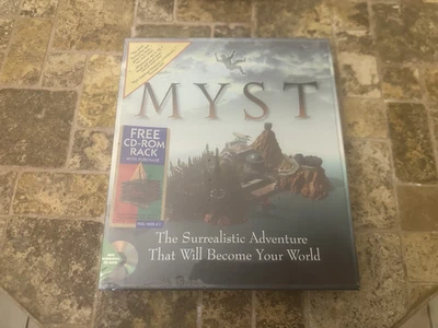 Myst Big Box PC Second Print for Windows Factory Sealed  Broderbund Near Mint - Image 1 of 4