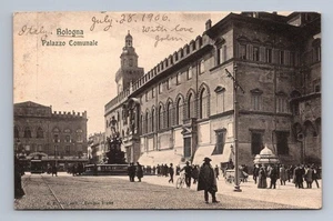 Antike Italien Postkarte BOLOGNA Palazzo Comunale 1906 - Bild 1 von 2