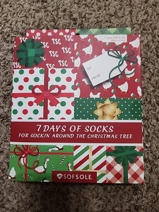 7 Days of Socks * Christmas Farm Prints * TSC * Damengröße 5-10 Ankle & Crew - Bild 1 von 2