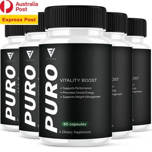 (5 Pack) Puro Vitality Performance, Daily Support (300 Capsules) - Picture 1 of 12