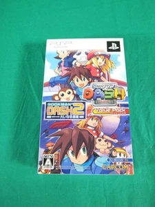 Rockman DASH 1 + 2 Value Pack PSP Mega Man Legends  NTSC-J used from Japan 37 - Picture 1 of 10