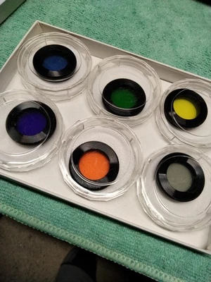 Juego de filtros de color Celestron años 80 caja Japón Foto 1 de 4