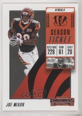 2018 Panini Contenders Joe Mixon #80 - Image 1 of 2