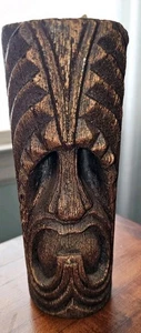 HAWAII TIKI 8" CANDLE CARVED VINTAGE & RARE NEW Crying Nice - Picture 1 of 8