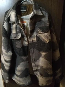 xxl jachs new york wool blend jacket sherpa and fleece lined - Picture 1 of 3