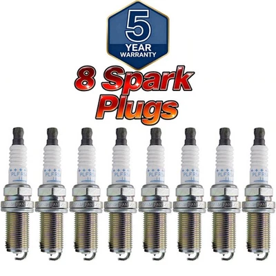 Set of 8 NGK  Spark Plugs PLFR5A11 6240 Laser Platinum For Nissan Suzuki 4.0L - Image 1 of 4