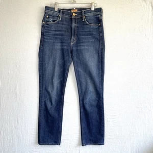 Mother Jeans Womens 28 Mid Rise Dazzler Ankle Teaming Up Dark Wash Stretch - Picture 1 of 13