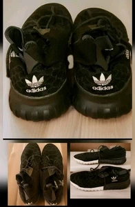 Size 18  adidas Tubular X Core Black  S77843 Rare Sz 18 Worn Once mint condition - Picture 1 of 7