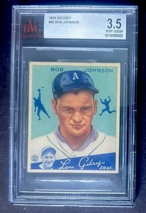 1934 Goudey #68 Bob Johnson Athletics BVG 3.5 - VG 8 Time All Star Athletics HOF - Picture 1 of 2