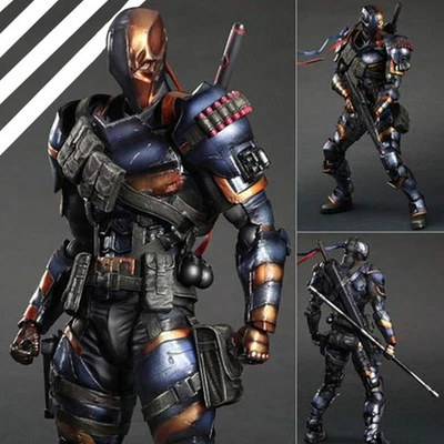 Play Arts Kai Batman Arkham Origins No.2 Deathstroke Model Action Figure Toy KO - image 1 of 4