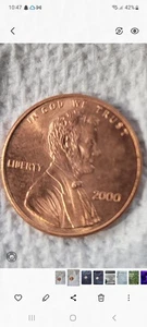 2000 Wide Am Lincoln Memorial Penny Coin - Picture 1 of 2