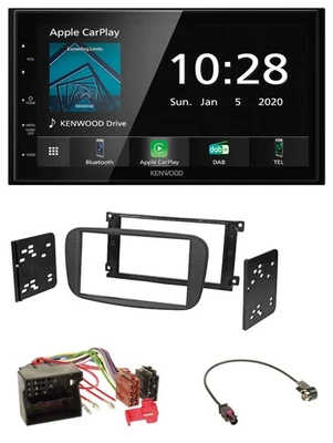 Kenwood Bluetooth MP3 DAB USB 2DIN Autoradio für Ford Focus C-Max Galaxy ab 2007 - Bild 1 von 4