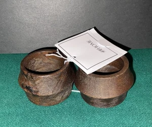 H &M Home Wooden Napkin Rings - 8 Items - Picture 1 of 7