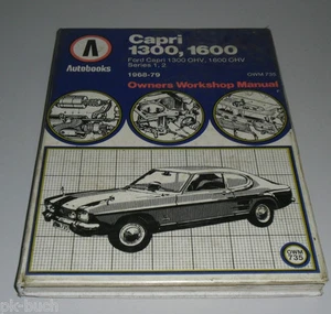 Manual de Reparación/Propietarios Taller Manual Ford Capri i Y II 1968-1979 - Imagen 1 de 1