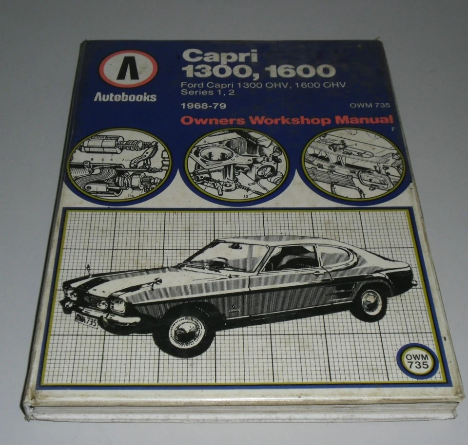 Manual de Reparación/Propietarios Taller Manual Ford Capri i Y II 1968-1979 - Imagen 1 de 1
