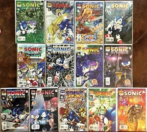 LOT 71: SONIC The HEDGEHOG 12 Comic Books #90-97, 99-102 ~2001 Bagged NEW/NM- - Picture 1 of 13
