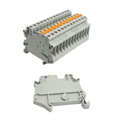 Lot of 14 Phoenix Contact UT 4-MT Kinfe Disconnect Terminal Blocks, 2-Connection - Image 1 of 4