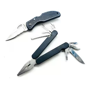 2 Stück Maxam Klapp Taschenmesser und Yorkcraft Multitool Zange mit Scheide - Bild 1 von 12