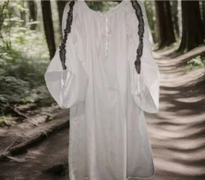 Correas Manga Celta Largo/Corto Chemise Medieval RenFaire Wicca SCA LARP S-4X Foto 1 de 4