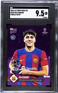 2023-24 Topps Now UEFA Champions League - #104 Pau Cubarsi /99 (RC) - Picture 1 of 2