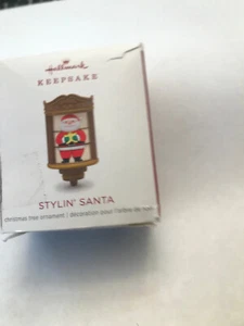 HALLMARK MINI STYLIN SANTA - Picture 1 of 1