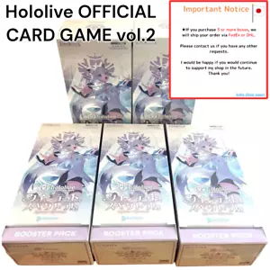 hololive OFFICIAL CARD GAME Vol.2 Quintet Spectrum Booster Box 2024 mit Shrink - Bild 1 von 24