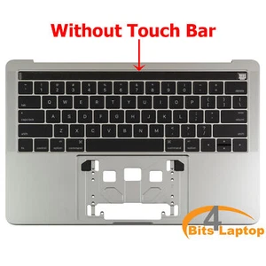 Silver Topcase +US Layout Keyboard For Apple MacBook Pro A1706 Late 2016 2017 - Picture 1 of 3