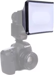Medium Soft Box Flash Diffuser for Canon, Nikon, Olympus, Pentax,Sony Flash Guns - Picture 1 of 7