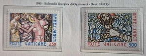 1980 Vaticano - Solennità liturgica di Ognissanti - 2 val MNH - Foto 1 di 1