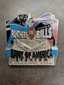 Carolina Panthers VS Buffalo Bills Game day Pin 8/12/2006 NEW - Picture 1 of 1