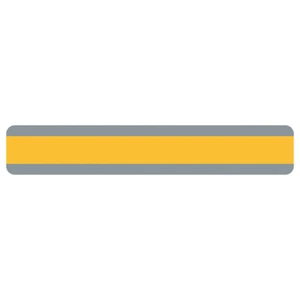 Double Wide Sentence Strip Reading Guide, 1-1/4" x 7-1/4", Goldenrod - Picture 1 of 1