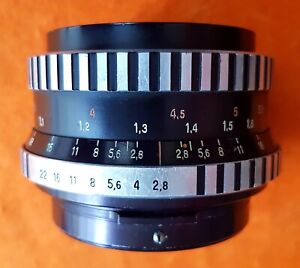 Carl Zeiss Jena Biometar 2,8/80mm lens Obj.  ZEBRA f. Pentacon Six Exakta 66