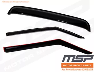 3pcs Out-Channel Visor Rain Guards Sunroof Combo Volkswagen VW Beetle 1998-2010 - Picture 1 of 7