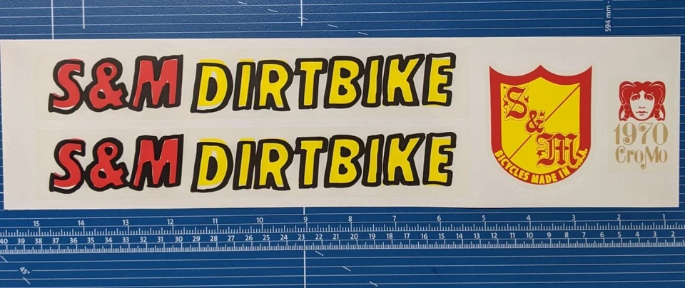 Calcomanías S&M Bikes Scribble Dirtbike BMX Foto 1 de 1