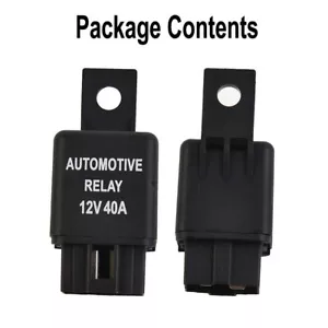 1X DC12V 40A 40 AMP 4 Pin.SPST Car Auto Automotive Van Boat Bike Alarm Relay - Picture 1 of 12