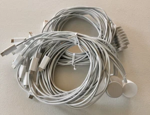 Mixed Lot of 10 Authentic Apple Watch Magnetic Fast Charger To USB-C Cable - Picture 1 of 4