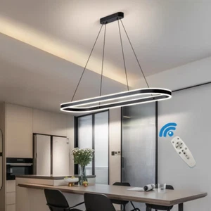 LED Dimming Chandelier pendant Ceiling Light Lamp Living Room Kitchen Dinning - Picture 1 of 12