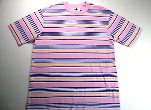 Palace rosa gestreiftes T-Shirt, Größe Large (L), (2023), neu mit Etikett, selten - Bild 1 von 14