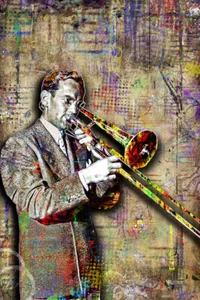 GLENN MILLER JAZZ Tribute Poster, Glen Miller Orchestra Print Free Shipping US - Picture 1 of 7