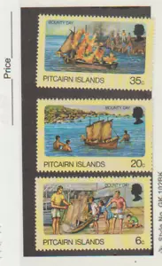 Pitcairn Island Scott #174-176 MNH Bounty Reenactment Ships - Picture 1 of 1