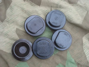 Reliquia Alemana 8,8 cm 5 x Tornillo de Baquelita Wehrmacht 10,5 cm Flak41 kwk43 Flak18   - Imagen 1 de 1