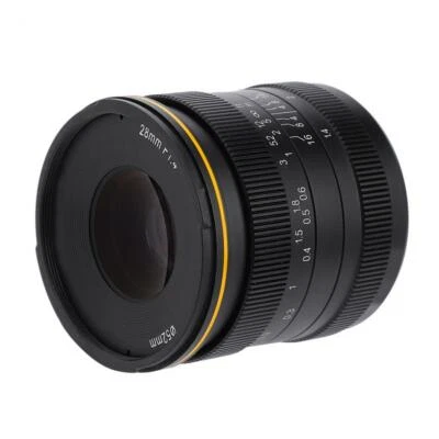 28mm F1.4 Wide Angle APS-C Large Aperture Manual Focus Lens For M3/4 MountCamera - Image 1 of 4