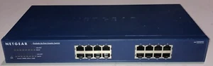 NetGear ProSafe (JGS516) 16-Ports Rack-Mountable Switch and Power Cable TESTED - Picture 1 of 1