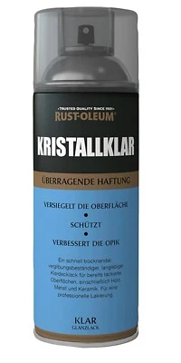 Rust Oleum Kristallklar Sprühlack für Innen und Außen - Bild 1 von 2