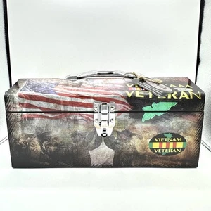 JWM Military Tool Box Viet Nam Veteran 16X6.5X7 Inch All Gave Some Some Gave All - Picture 1 of 24