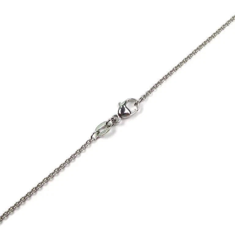 1.3mm Platinum PT950 Round Cable Chain Necklace 16" 18" 20" 22" 24" or 30" - Image 1 of 1