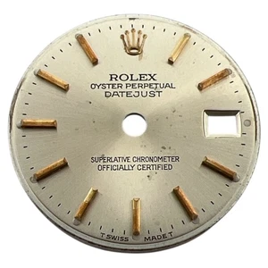 Genuine Rolex Oyster Perpetual Datejust 26mm Dial Silver & Gold 6917 - Picture 1 of 4