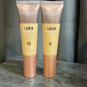 Paquete de 2 fluidos ligeros L’Oréal Lumi Le Glow Tint 140 Cool - Imagen 1 de 2