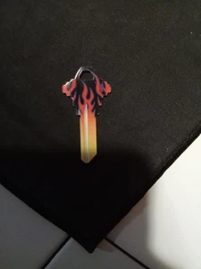 Feuerflammen Haus Schlüsselrohling für Kwikset KW1  - Bild 1 von 1